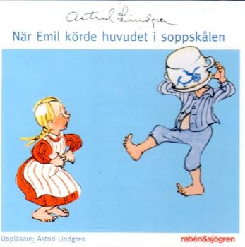 CD Audiobook Astrid Lindgren SWEDISH När Emil i Lönneberga Körde Huvudet i Soppskålen NEW